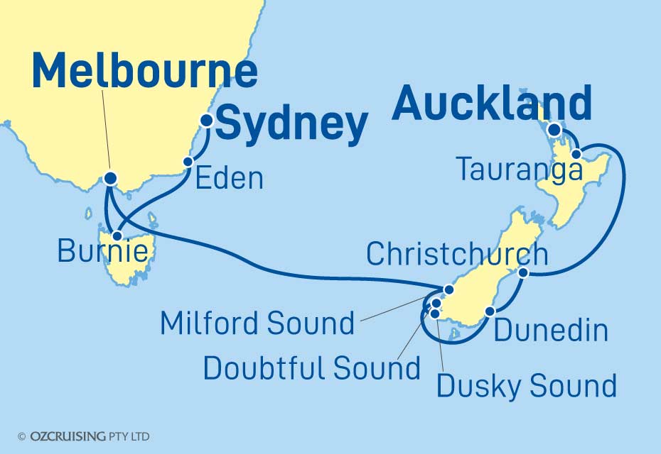 Cruise Map
