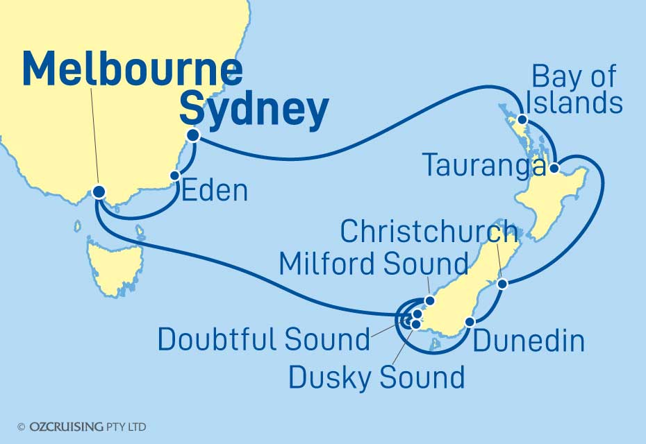 Cruise Map