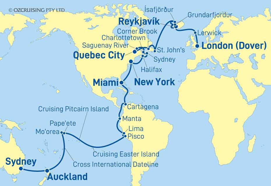 Cruise Map