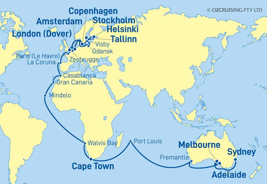Cruise Map