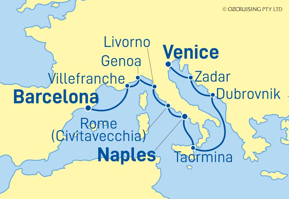 Cruise Map
