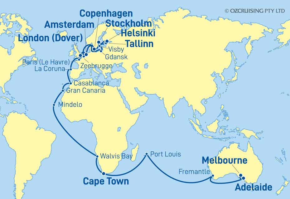 Cruise Map