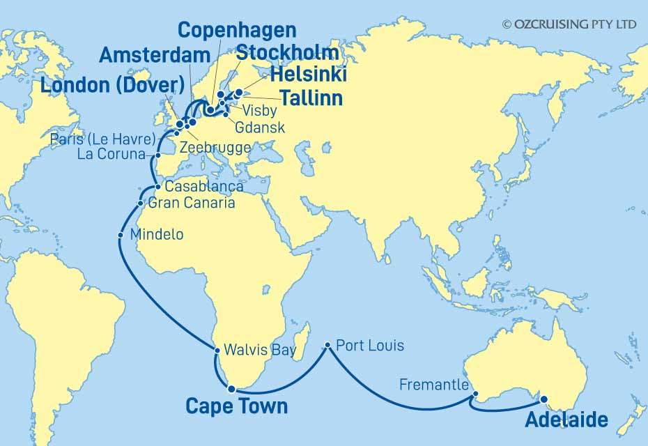 Cruise Map