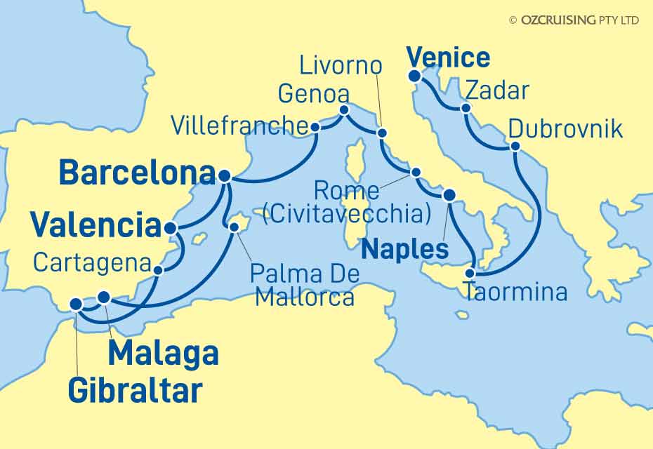 Cruise Map