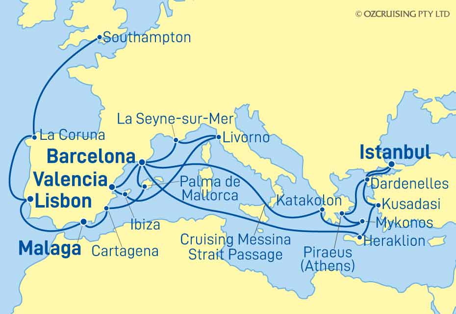 Cruise Map