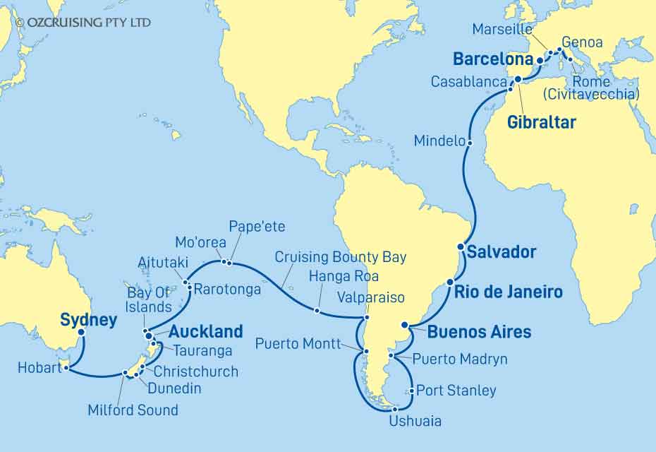 Cruise Map