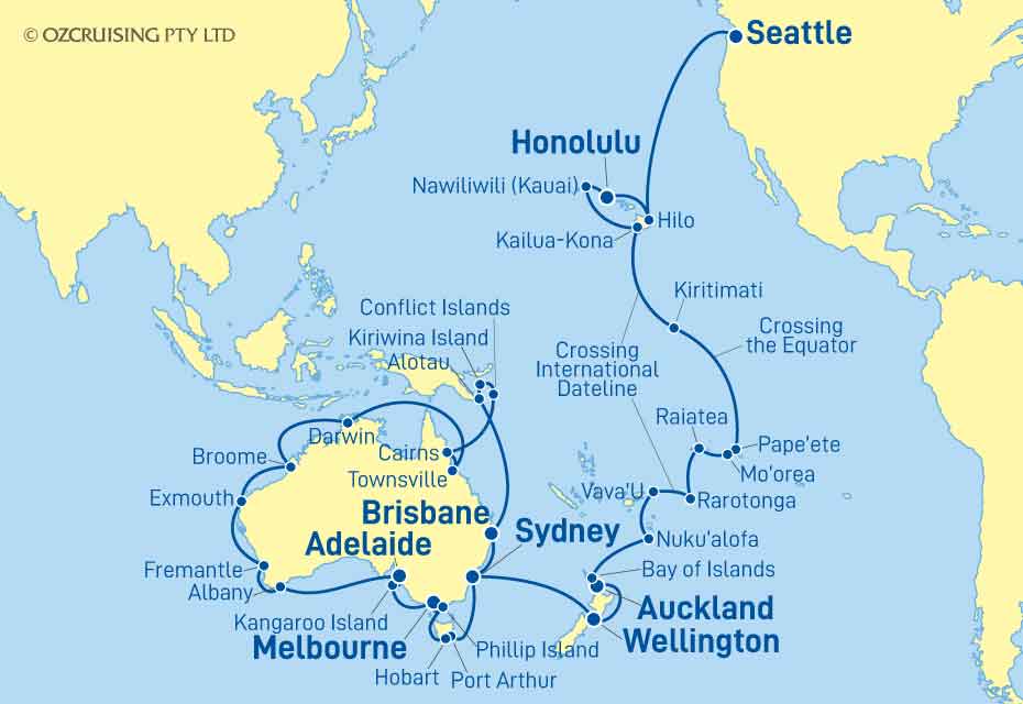 Cruise Map