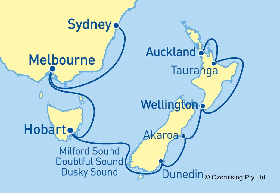 Celebrity Solstice Auckland to Sydney - Ozcruising.com.au
