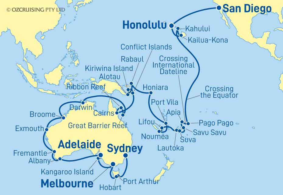 Cruise Map