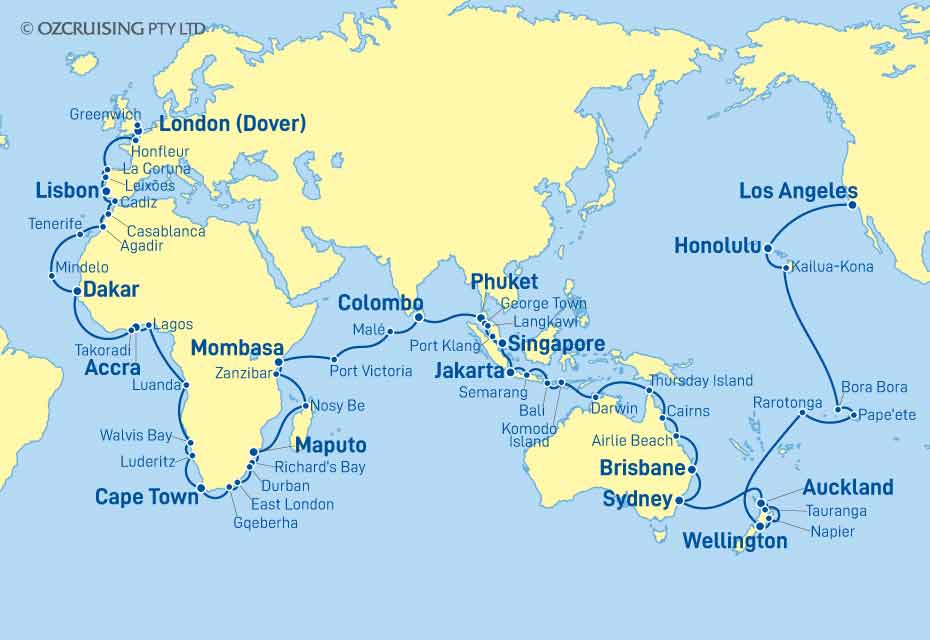Cruise Map