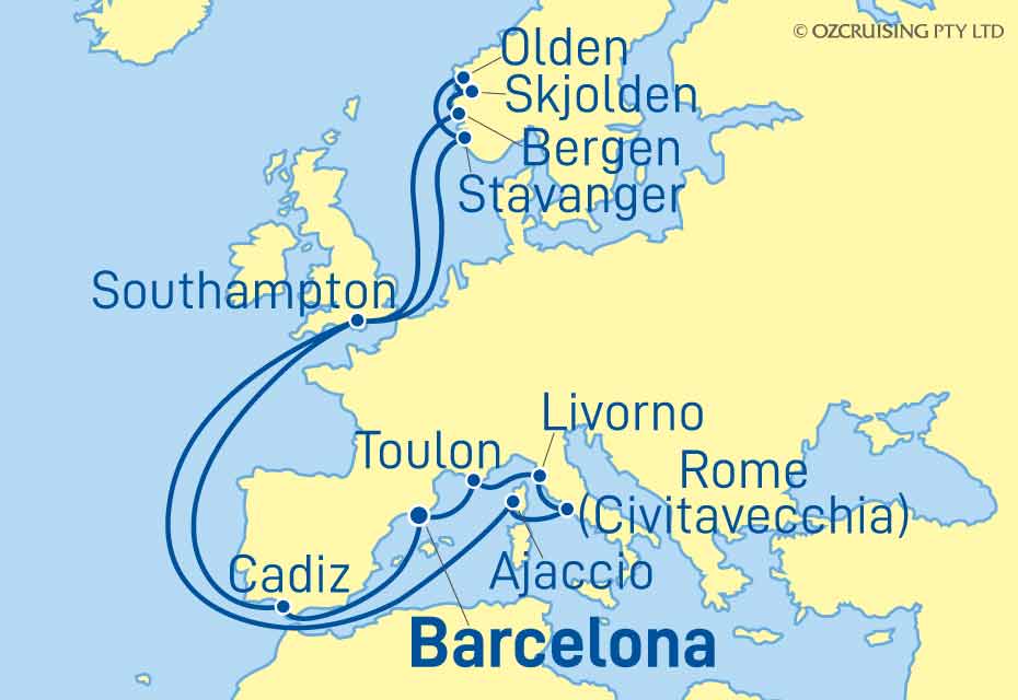 Cruise Map