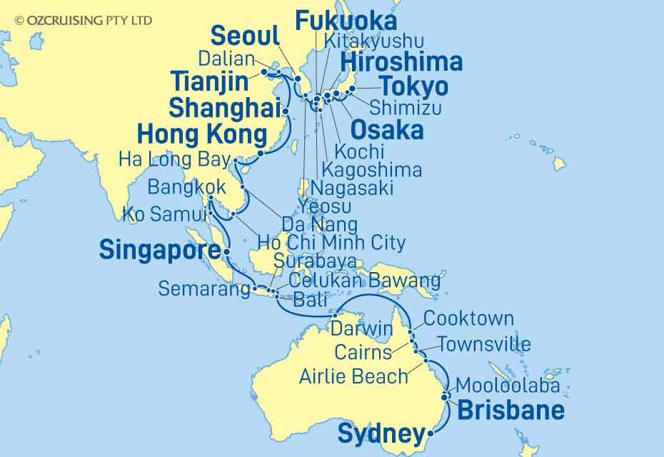 Cruise Map