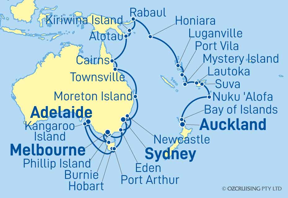 Cruise Map