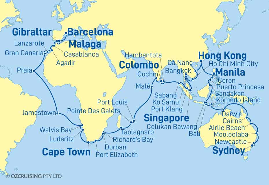 Cruise Map