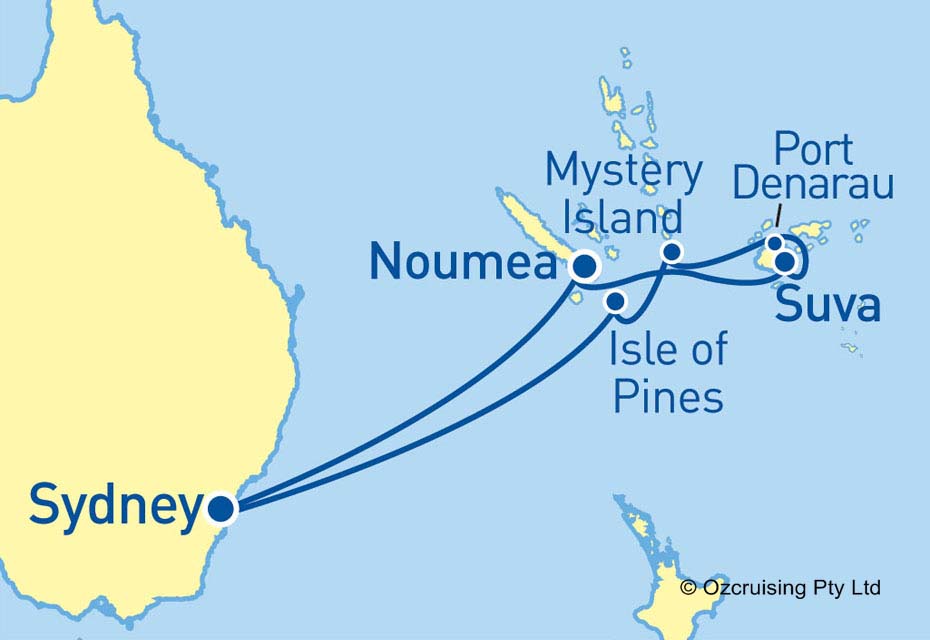 12 Night South Pacific / Fiji Cruise on the Carnival Legend CG504