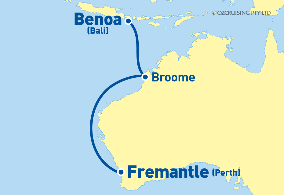 Vasco da Gama Fremantle To Bali - Cruises.com.au
