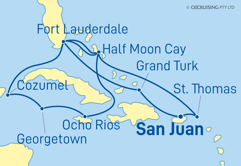Nieuw Statendam Bahamas, Caribbean & Mexico - Ozcruising.com.au