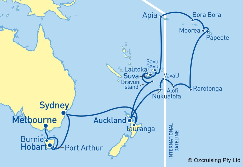 ms Maasdam Melbourne to Auckland - Cruises.com.au
