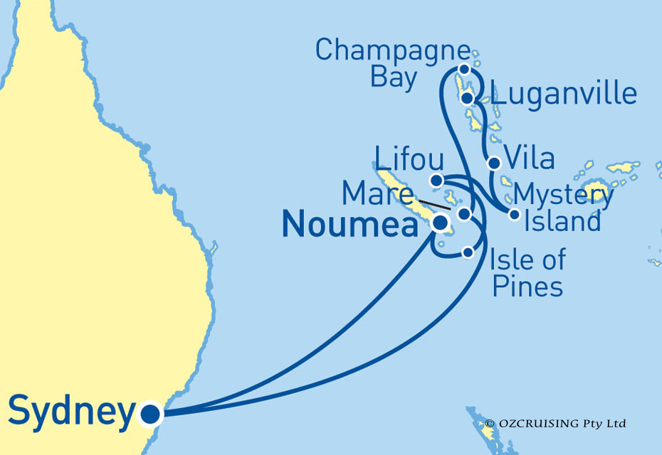 ms Noordam South Pacific - Ozcruising.com.au