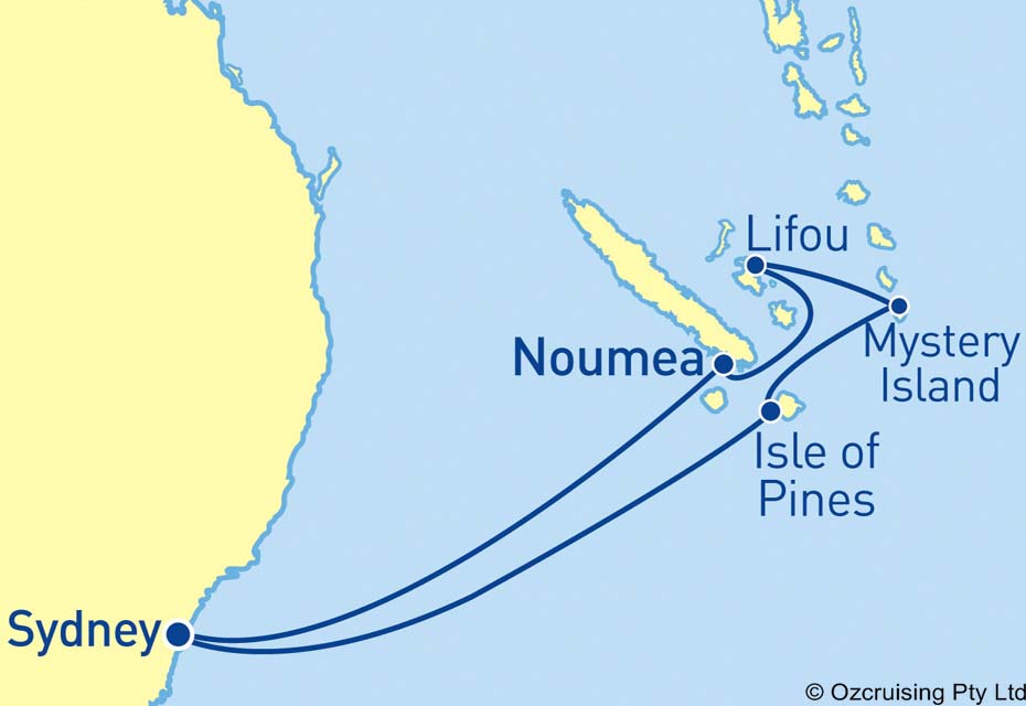 9 Night New Caledonia Cruise On The Pacific Jewel - J217 