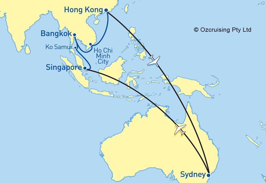 10 Night Singapore to Hong Kong Cruise on the Azamara Journey