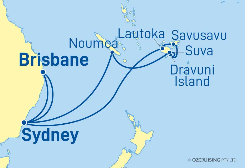 Sapphire Princess South Pacific and Fiji - Cruises.com.au