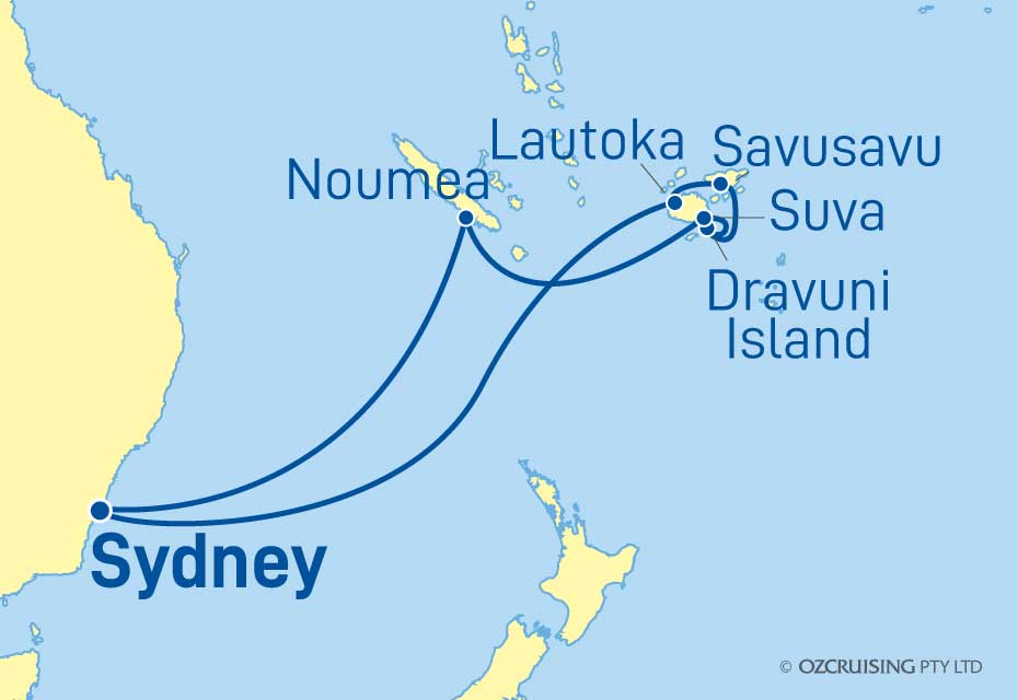 Sapphire Princess South Pacific and Fiji - Cruises.com.au