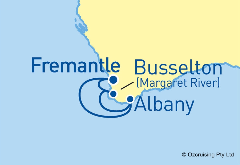 Sapphire Princess Margaret River and Albany - Cruises.com.au