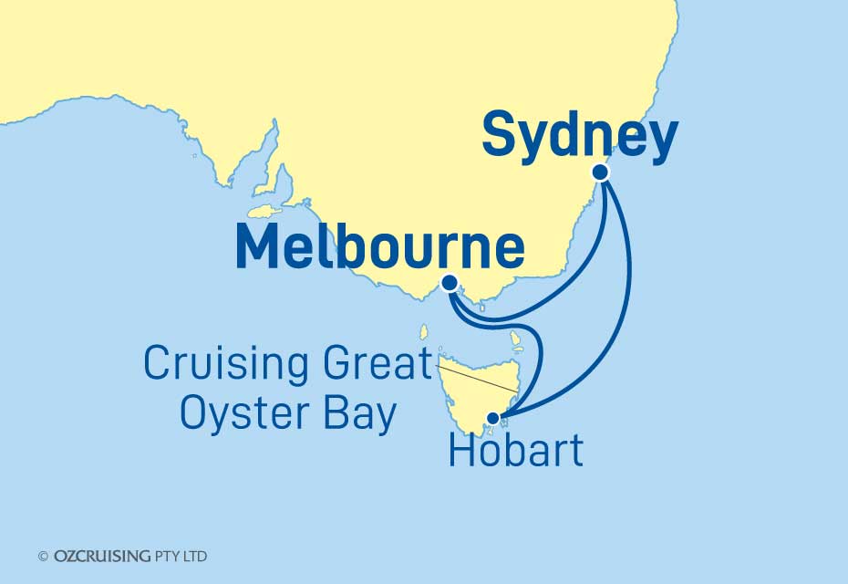 Sapphire Princess Tasmania and Sydney - Ozcruising.com.au