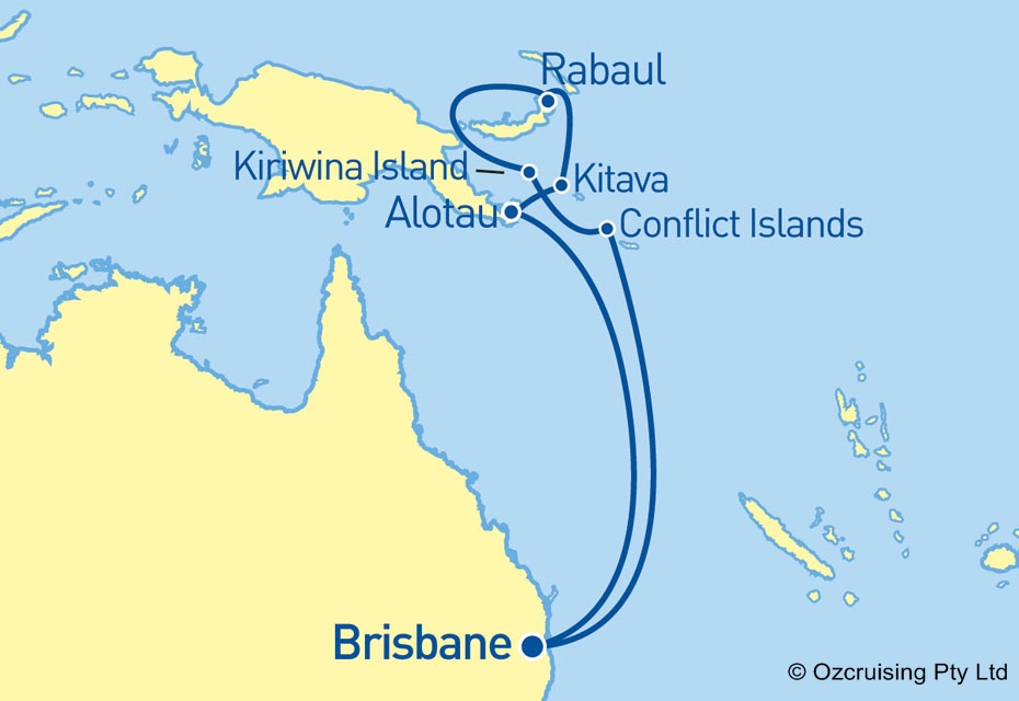Coral Princess Papua New Guinea - Ozcruising.com.au