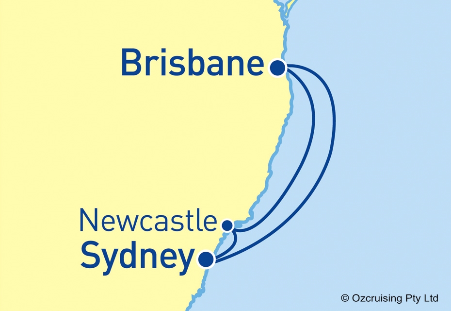 5 Night Newcastle and Sydney Cruise on the Coral Princess PC246406A