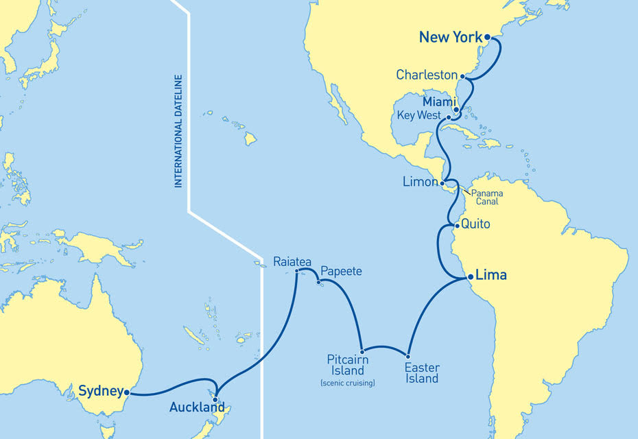 Sea Princess New York to Sydney - Cruises.com.au