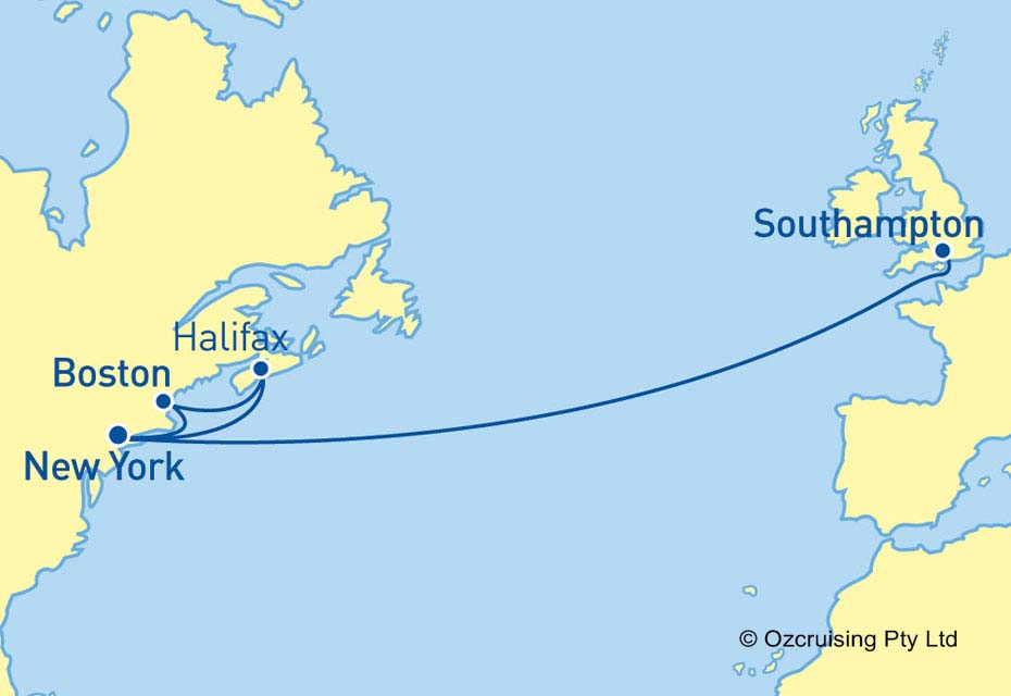 Haut 50+ imagen cruise from southampton to new york fr.thptnganamst.edu.vn