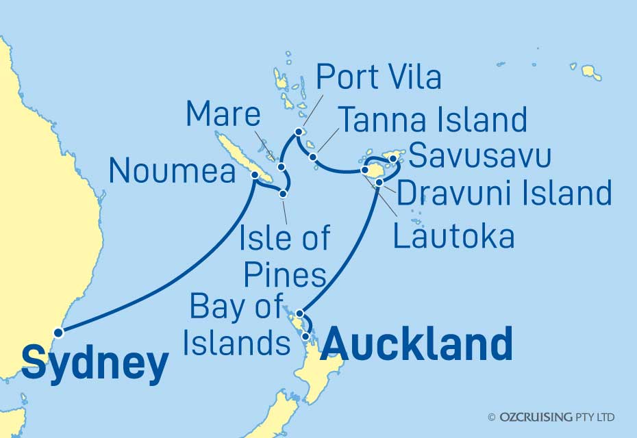Silver Muse Luxury South Pacific (Sydney - Auckland) - Cruises.com.au